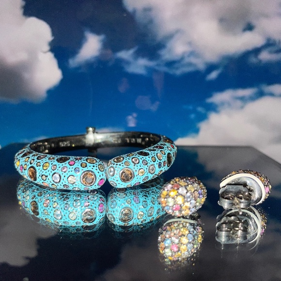 MCL LUXURY SET - BRACELET & EARRINGS - Picture 1 of 7